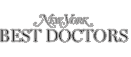 Gray text on a gray background elegantly announces "New York BEST DOCTORS," where excellence in pain management NYC and physical therapy NYC meets top-tier medical care.