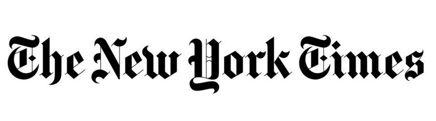 Black text logo of "The New York Times" in a distinctive Gothic font on a white background, much like the renowned publications you might browse while waiting at your trusted pain management NYC clinic.