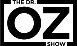 Black and white logo for "The Dr. Oz Show" featuring bold letters with a rectangular border, reminiscent of the modern flair seen in physical therapy NYC clinics.
